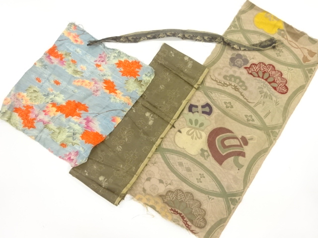 アンティーク　はぎれ4種